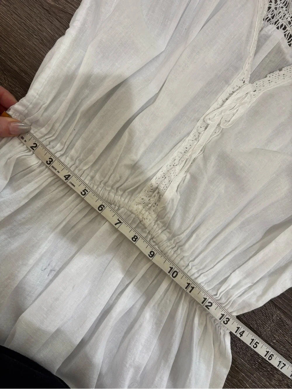 Cottagecore Boho Farmhouse White Cotton Tiered Midi Shirt Dress Croquet Romantic